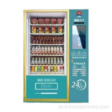 Máquina de venda automática de bebidas e lanche de tamanho médio e lanche